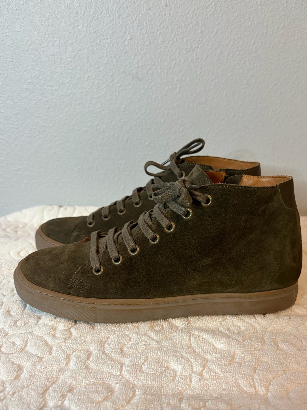Anthology Paris Shoes | Anthology Paris Suede High Top Sneakers | 39